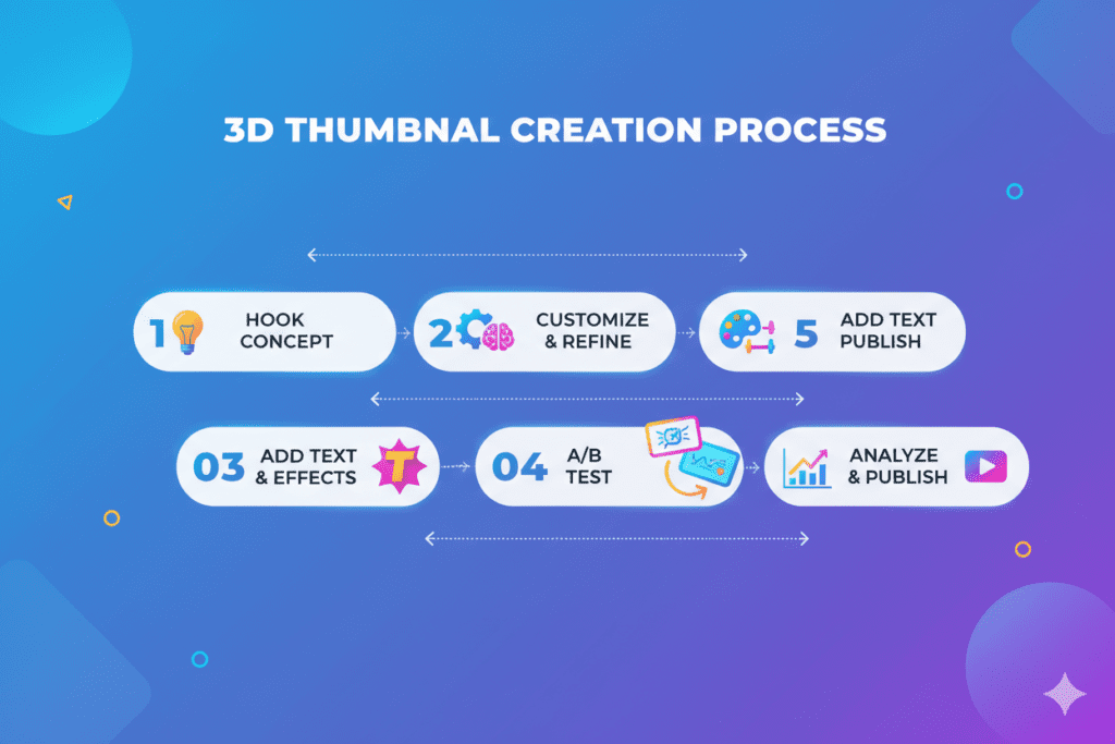 3D YouTube thumbnail design tool