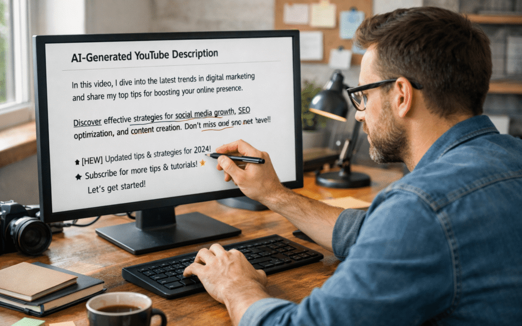 AI YouTube Description Creator Write Better Descriptions Fast