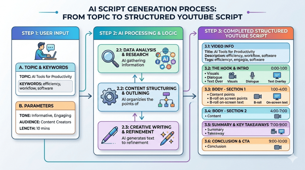 AI YouTube Script Generator Tool