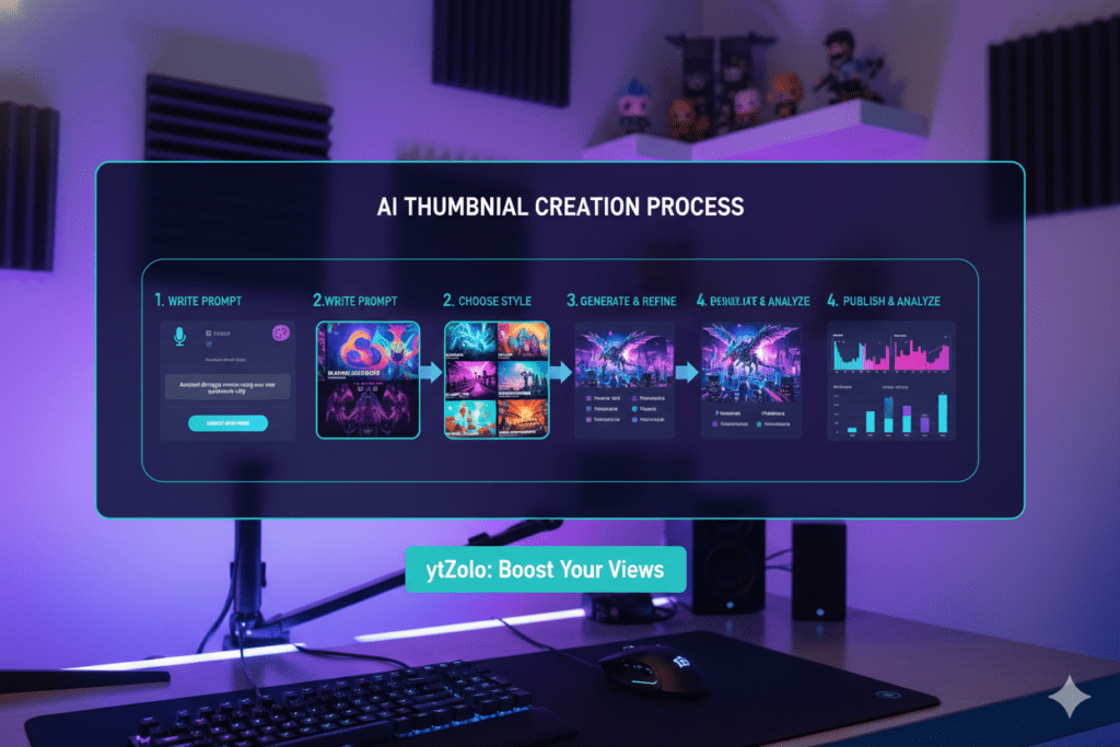 AI-powered thumbnail design tool