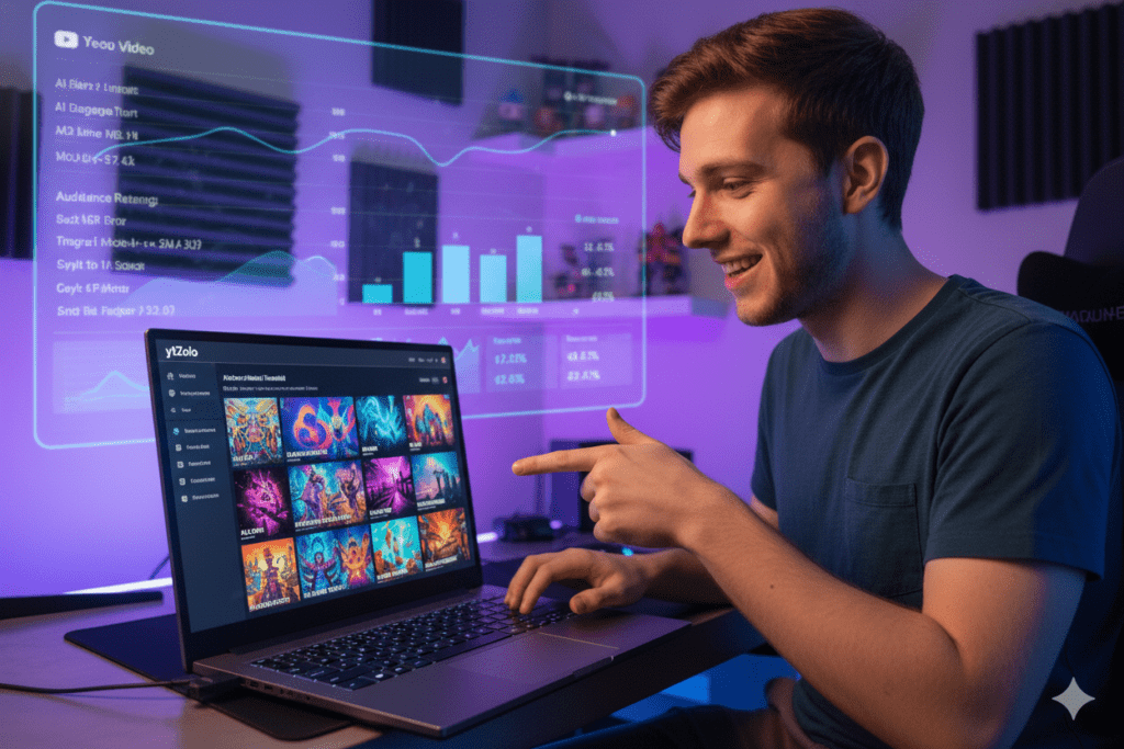 AI thumbnail generator for YouTube