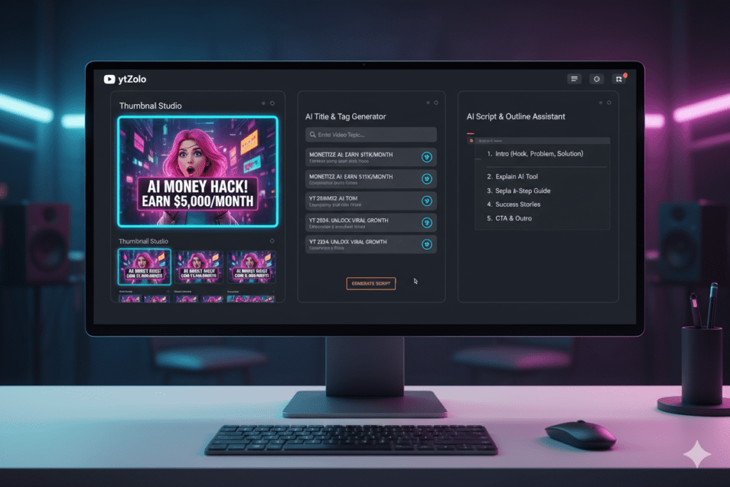AI thumbnail generator for YouTube