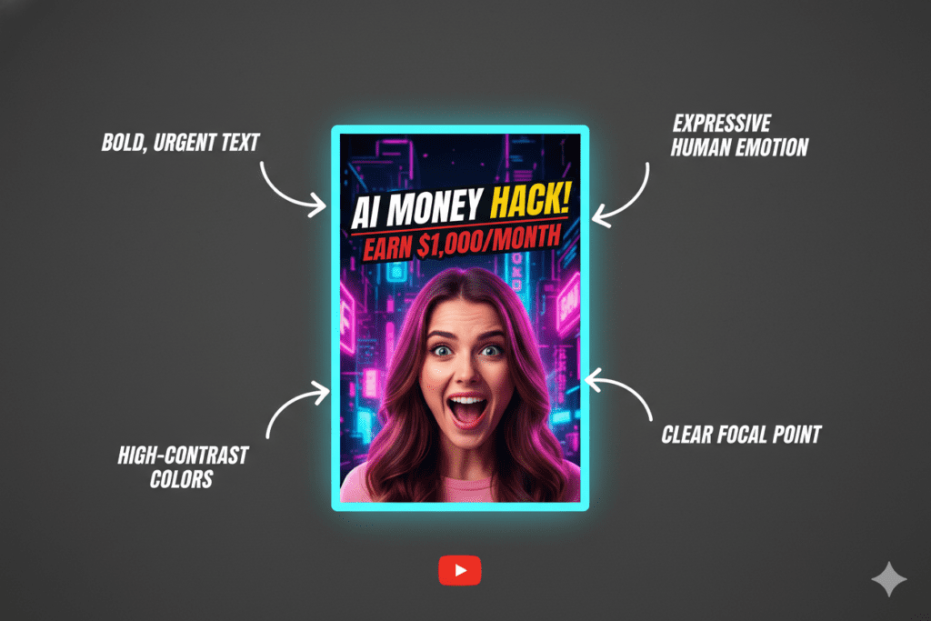 AI thumbnail generator for YouTube