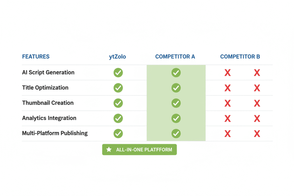 AI tool for YouTube video scripts