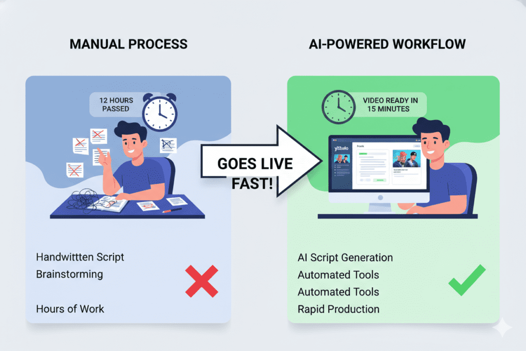 AI tool for YouTube video scripts