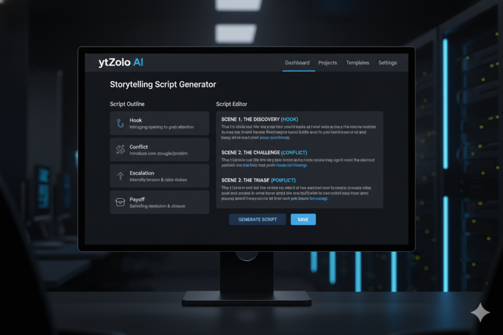 AI video script generator