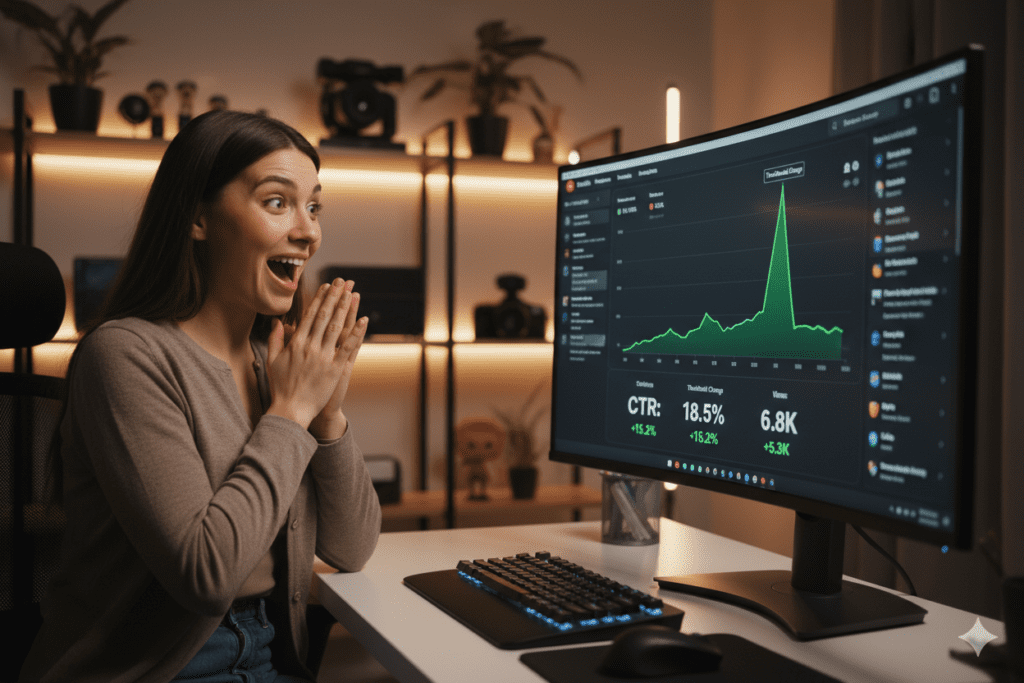 free AI YouTube thumbnail maker