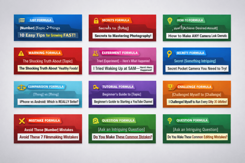 Free YouTube Title Ideas Generator – Explosive CTR