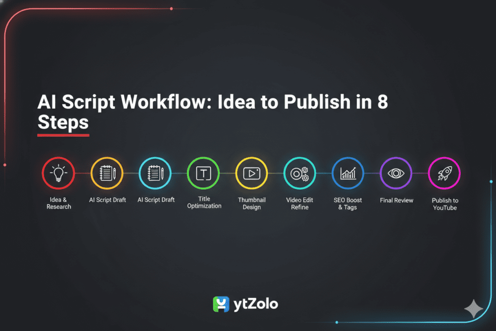 Step-by-Step: How to Write a Viral YouTube Script With AI 