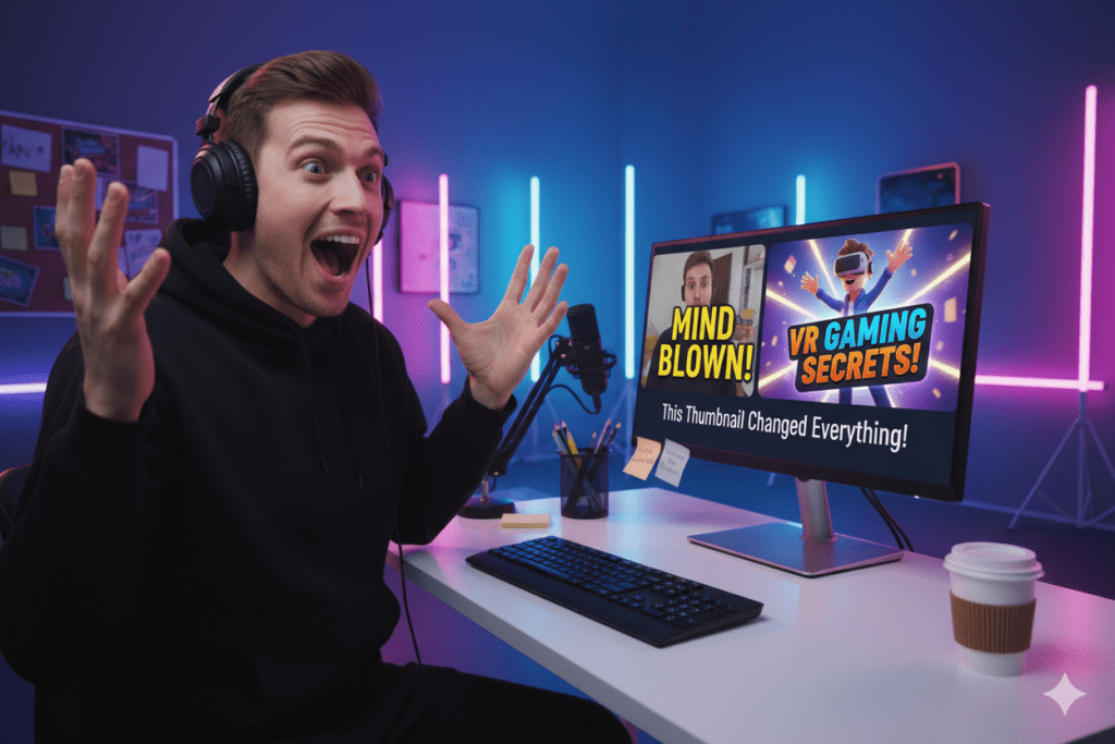 Current image: The Reaction Video Thumbnail Maker Secret That's Turning Tiny Channels Into Viral Machines