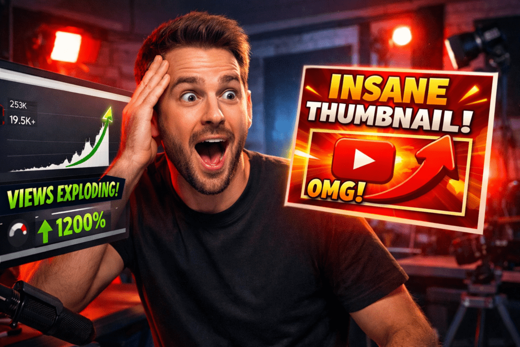 clickbait thumbnail generator ai