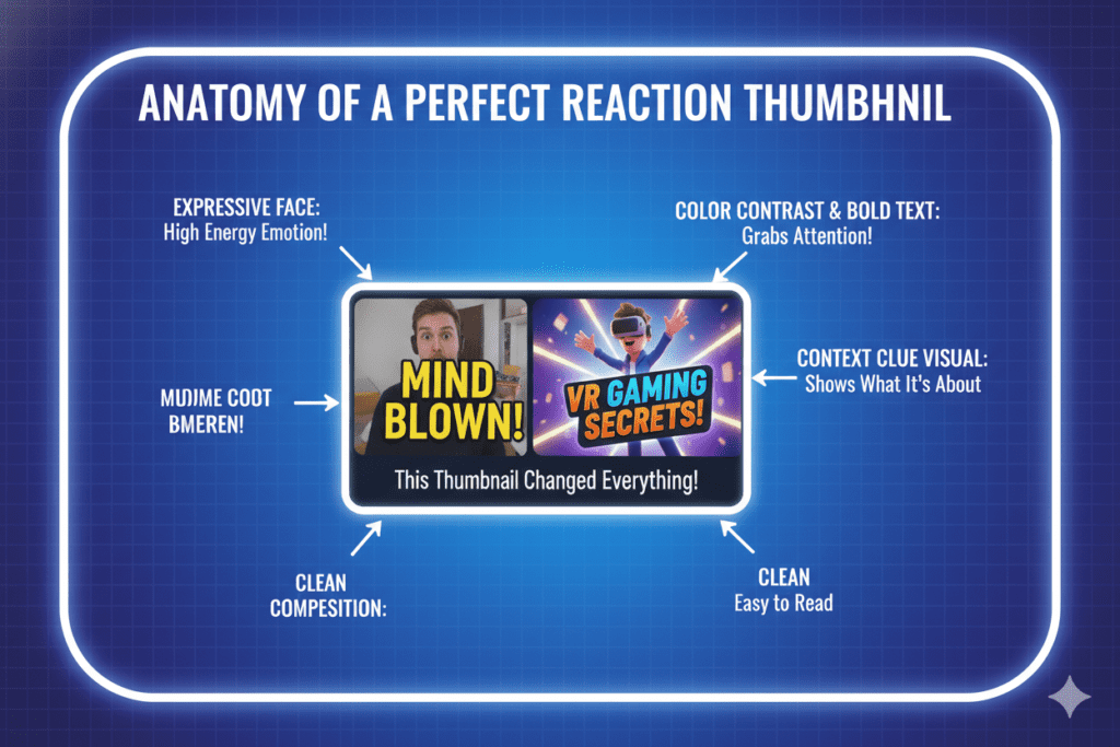 YouTube reaction thumbnail creator