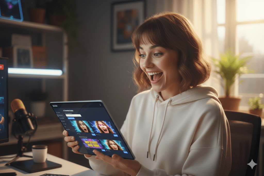 ai thumbnail maker for vlogs