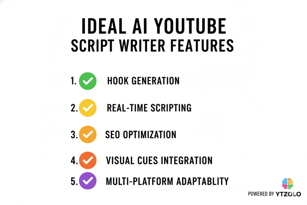 automatic YouTube script writing software