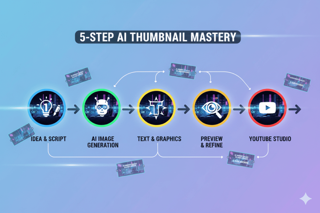 automatic YouTube thumbnail generator AI