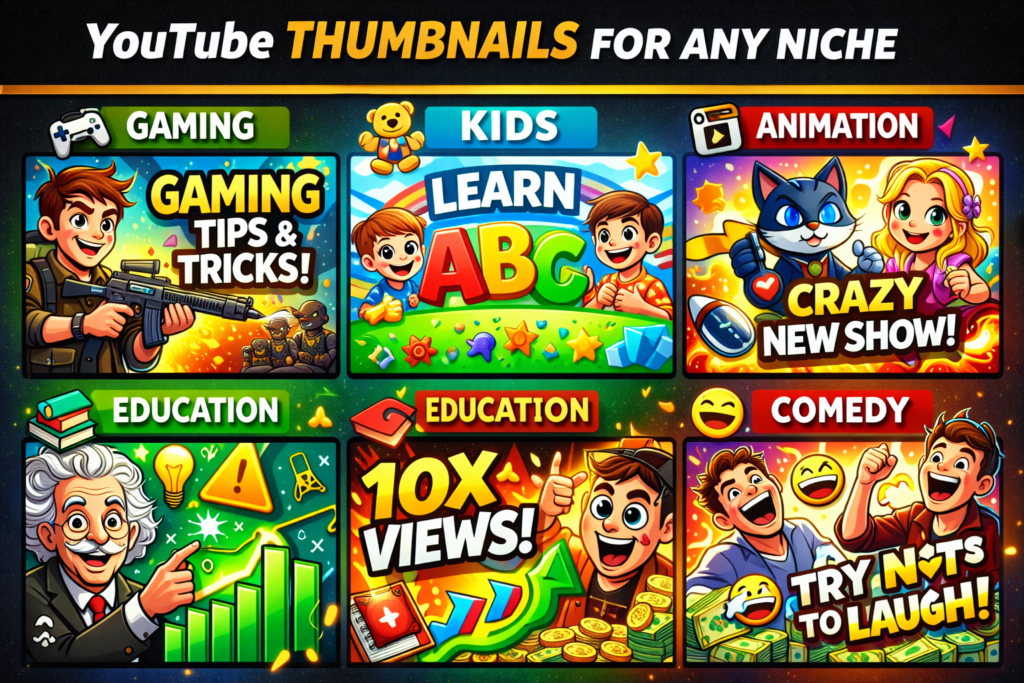 cartoon thumbnail design tool online