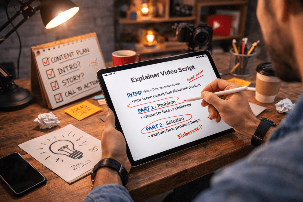 explainer video script generator free
