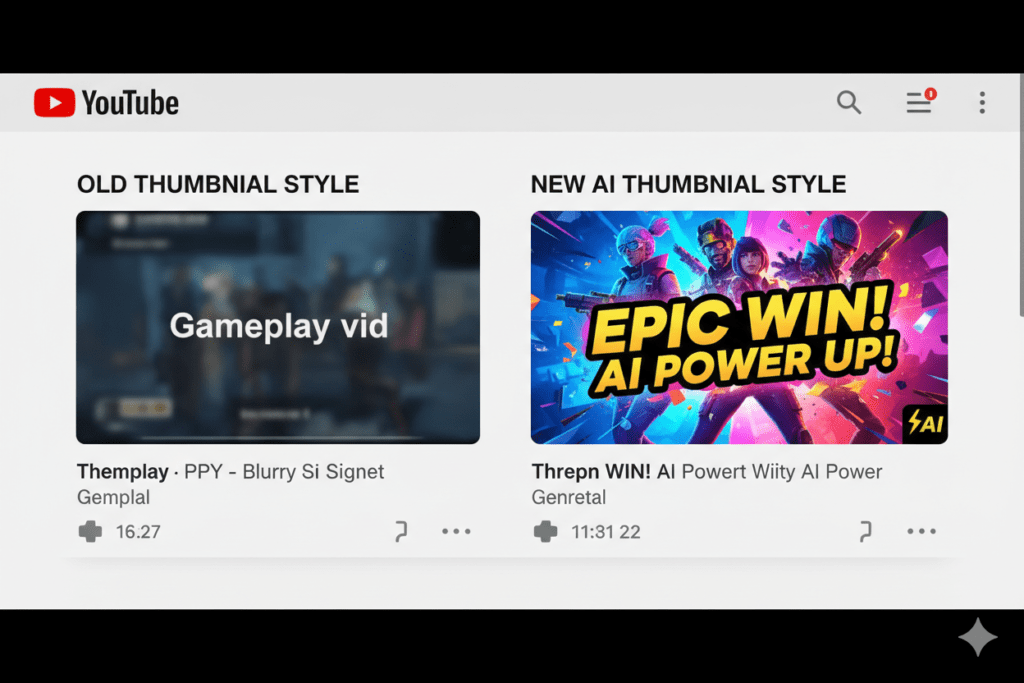 game thumbnail creator AI