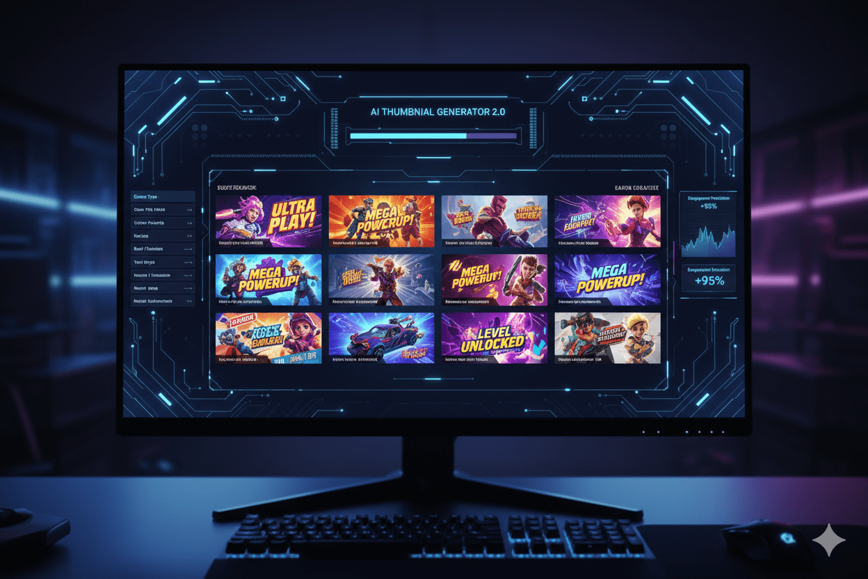 Best Gaming Thumbnail Generator AI for YouTubers (2026)