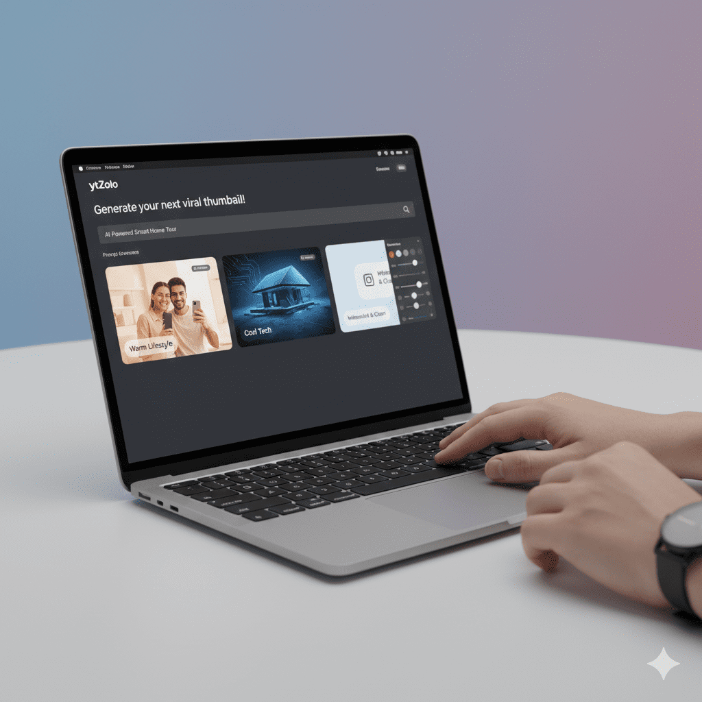 how to make aesthetic youtube thumbnails ai