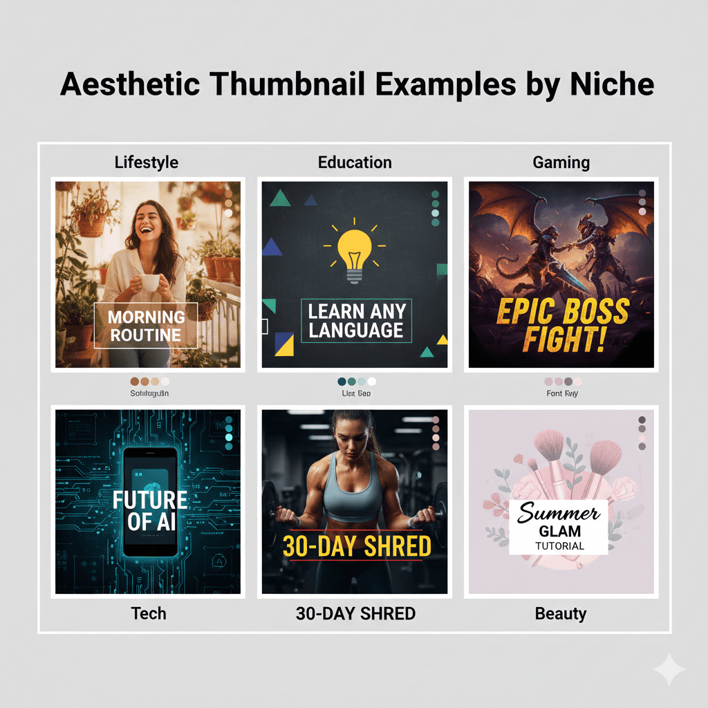 how to make aesthetic youtube thumbnails ai