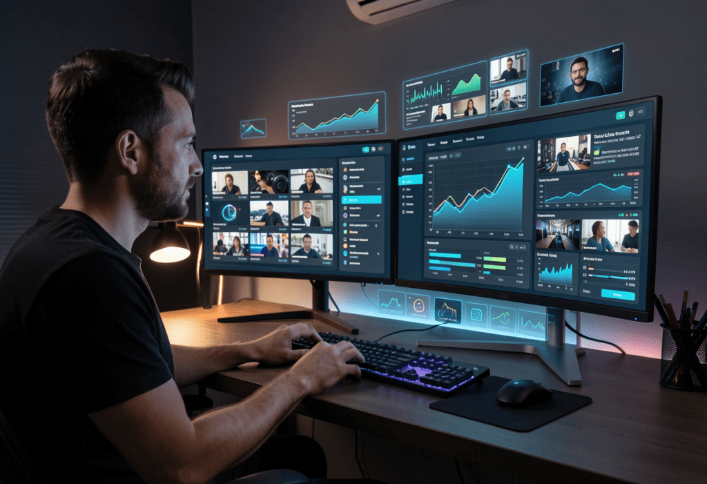 Current image: AI Content Creation YouTube Grow Faster with AI Tools