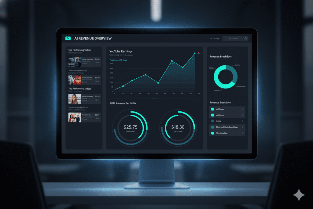 AI YouTube earnings estimator