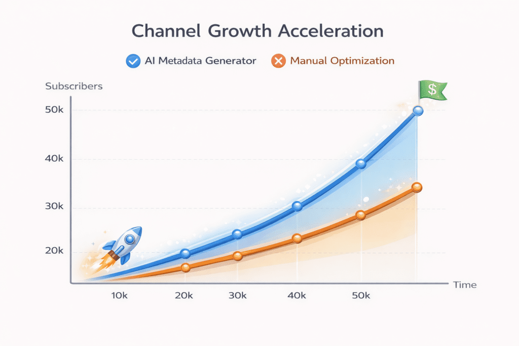 AI YouTube metadata generator