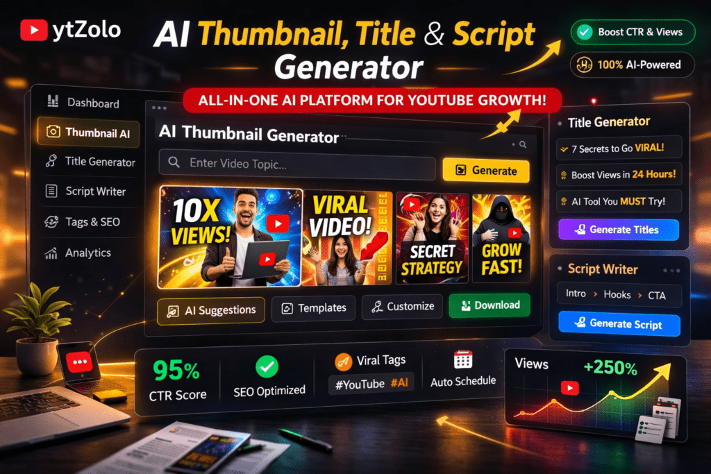 I Tested Every "Best Free Thumbnail AI Tool" So You Don't Have To — Here's the One That Actually Wins 9 AI YouTube thumbnail maker online free