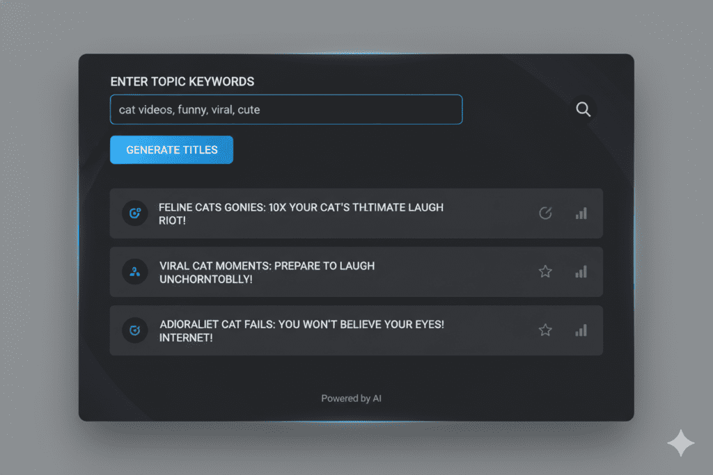 The Ultimate YouTube Video Title Generator Guide: How Smart Creators Get More Clicks in 2026 3 AI YouTube title generator
