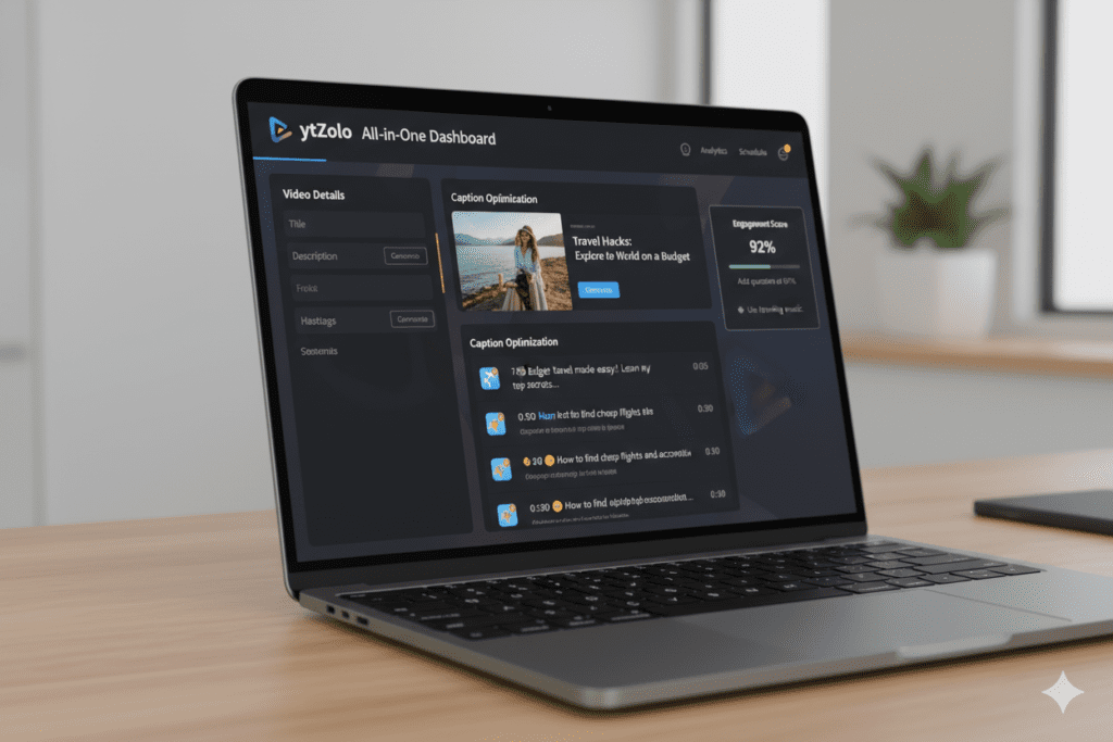 AI caption generator for YouTube Shorts