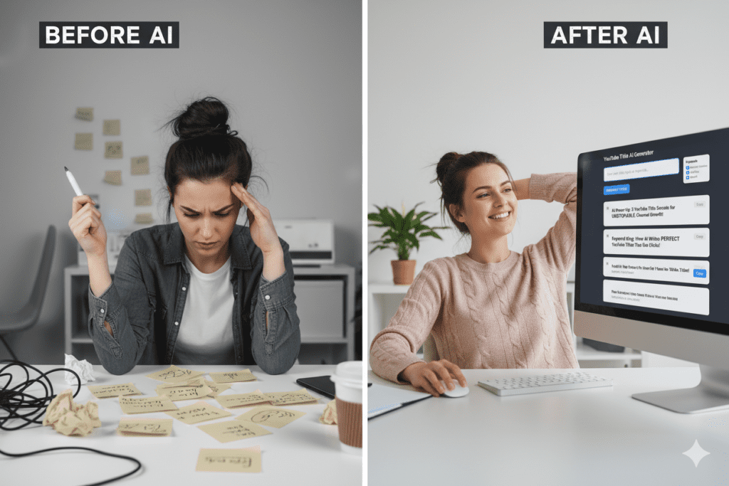 AI catchy YouTube title generator