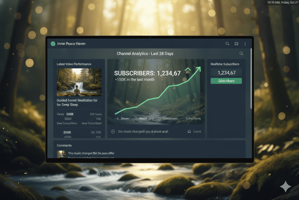AI meditation video generator