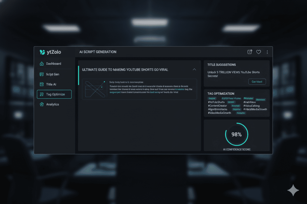 AI script writer for YouTube shorts