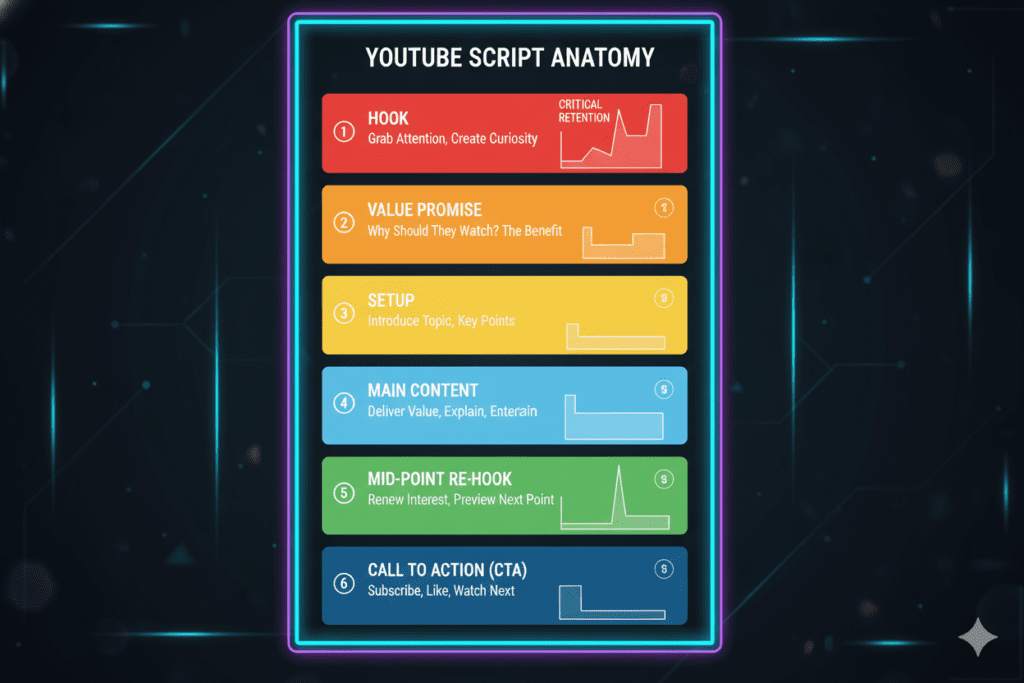 YouTube Script Format AI: The Ultimate 2026 Guide to Writing Scripts That Hook, Retain, and Grow Your Channel Fast 4 AI script writer for YouTube videos
