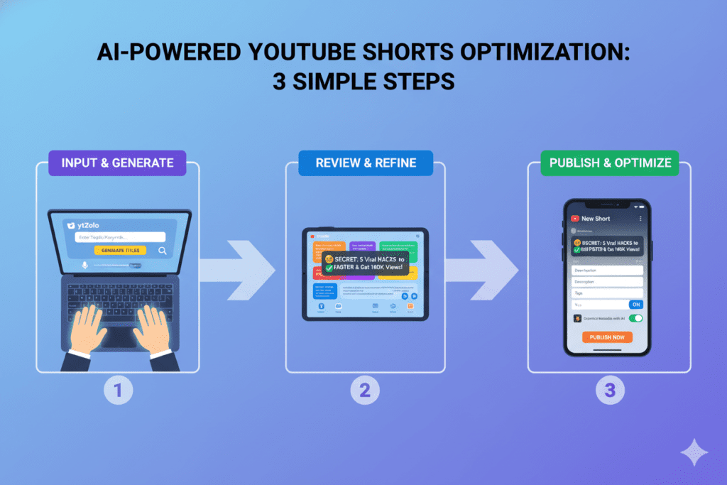 AI title generator for YouTube Shorts