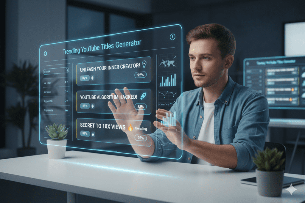 AI tool for YouTube titles