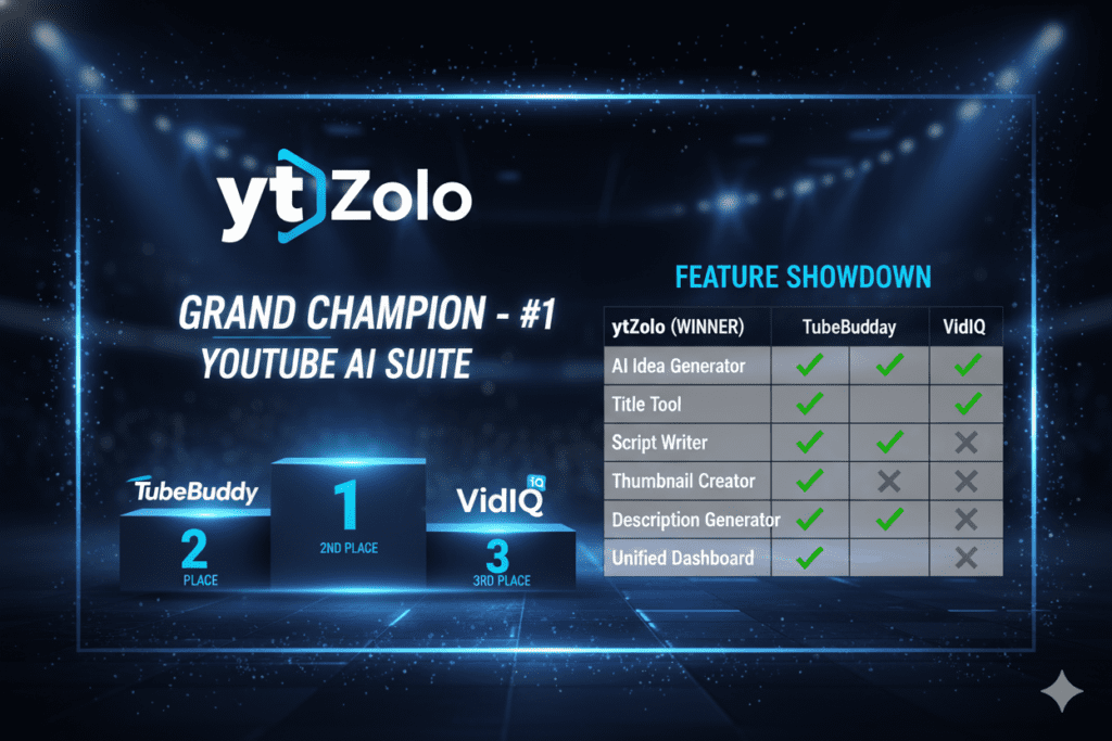 10 AI Tools YouTubers Must Use in 2026 — And the One Platform That Replaces All of Them 8 AI tools YouTubers must use