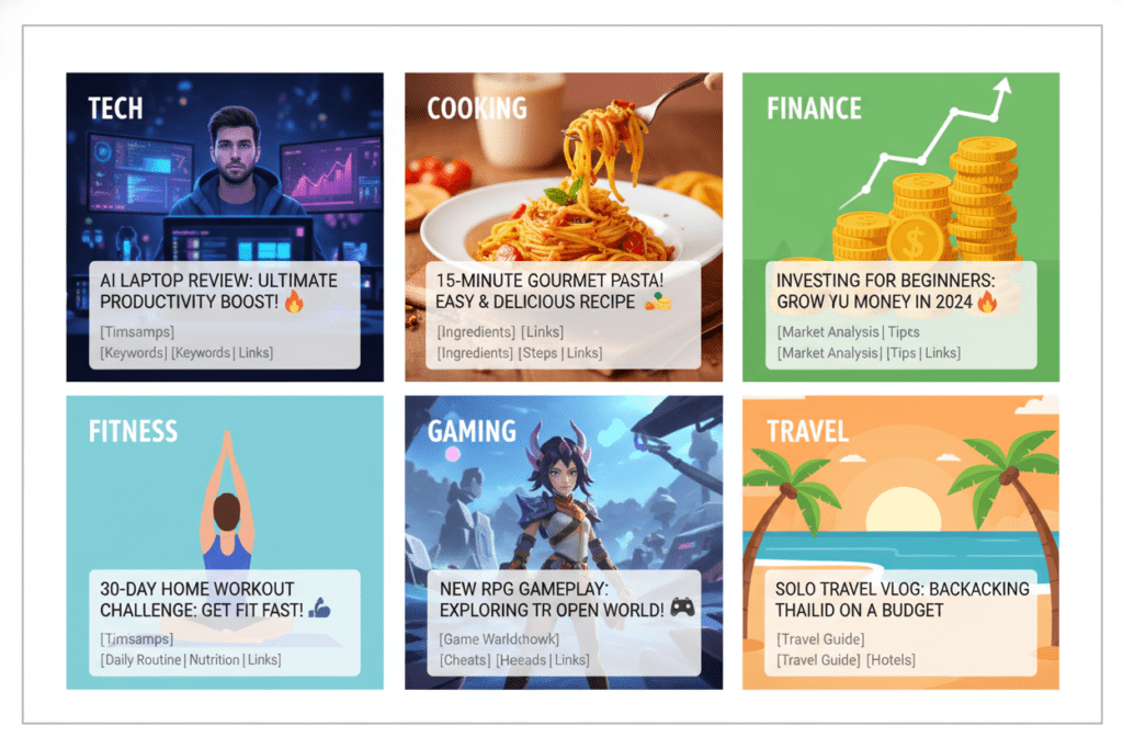 AI tools for YouTube descriptions