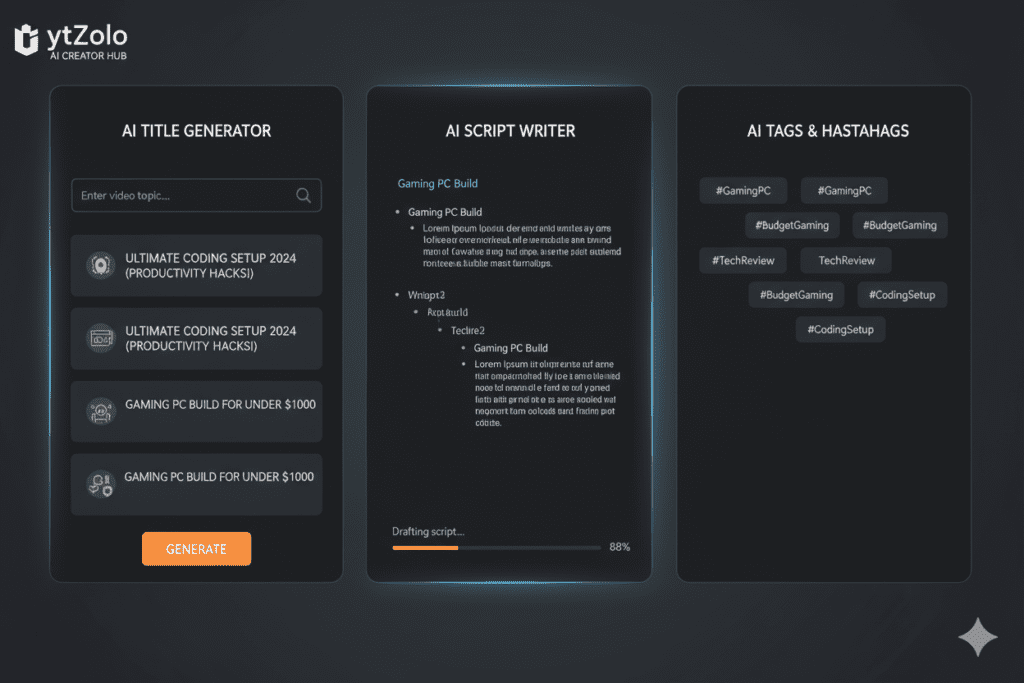 AI tools for YouTube videos