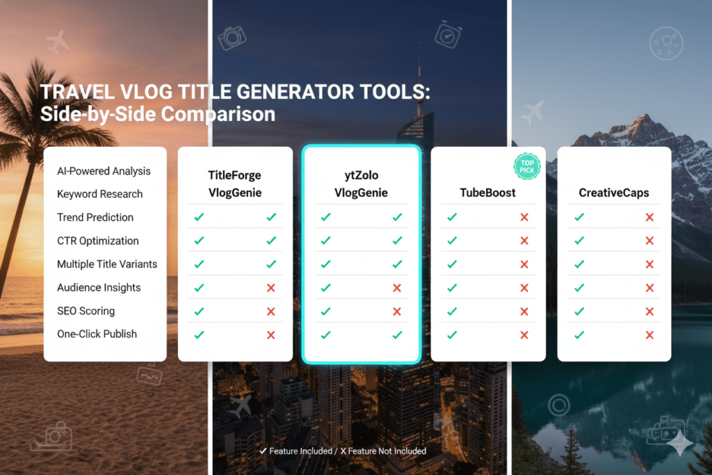 The Best Travel Vlog Title Generator Guide: How to Write Click-Worthy Titles That Actually Rank in 2026 7 AI travel vlog title generator