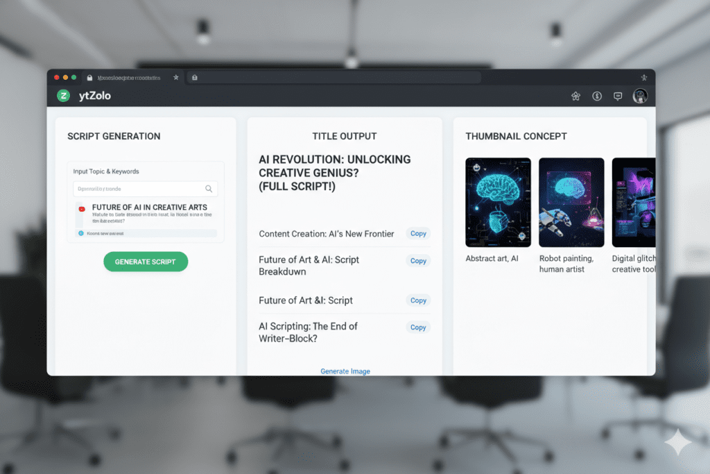 AI video script generator