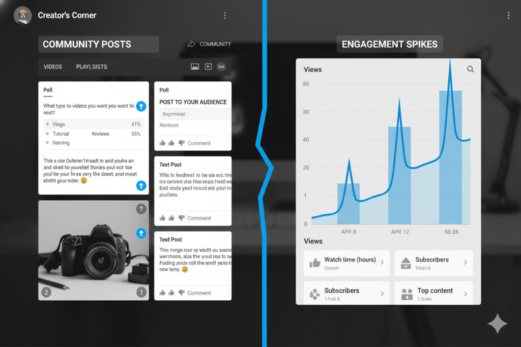Best YouTube community post ideas to increase subscribers