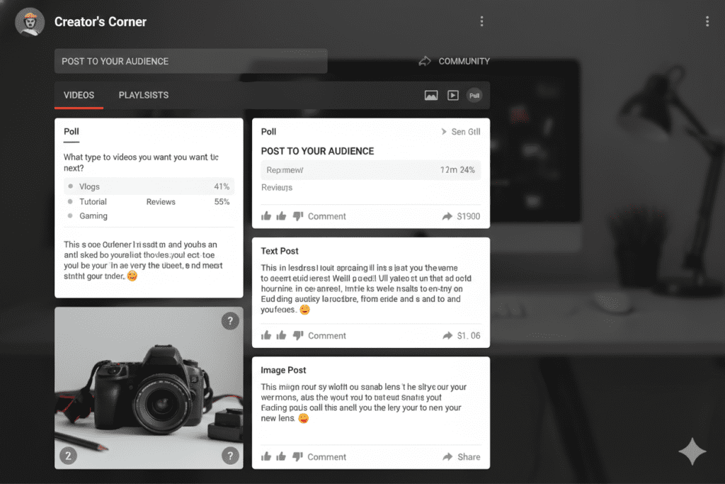 Best YouTube community post ideas to increase subscribers