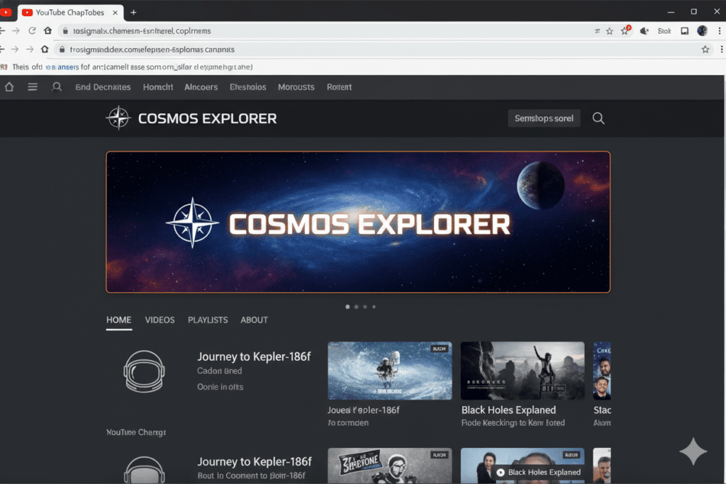 Custom YouTube banner maker online