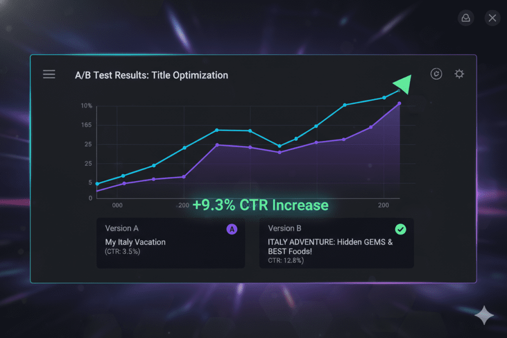 Optimize YouTube video title