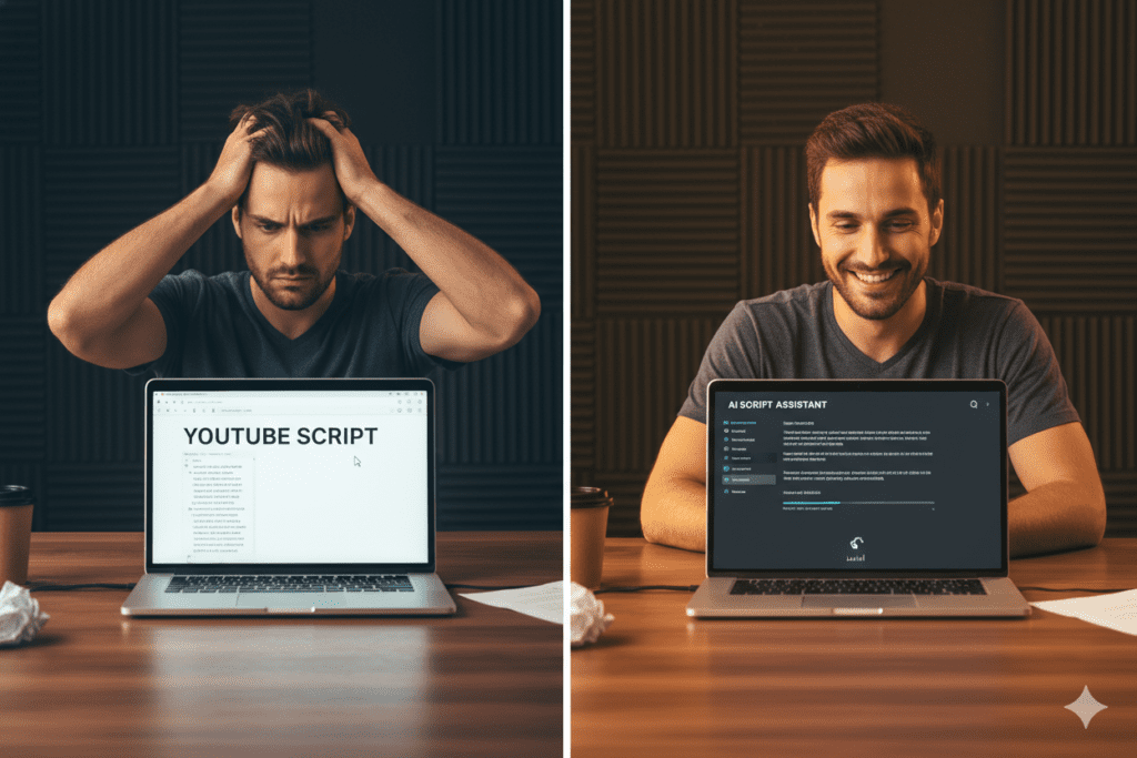 Current image: Stop Wasting Hours on Scripts — The Best AI Script Generator for YouTube Will Change Everything