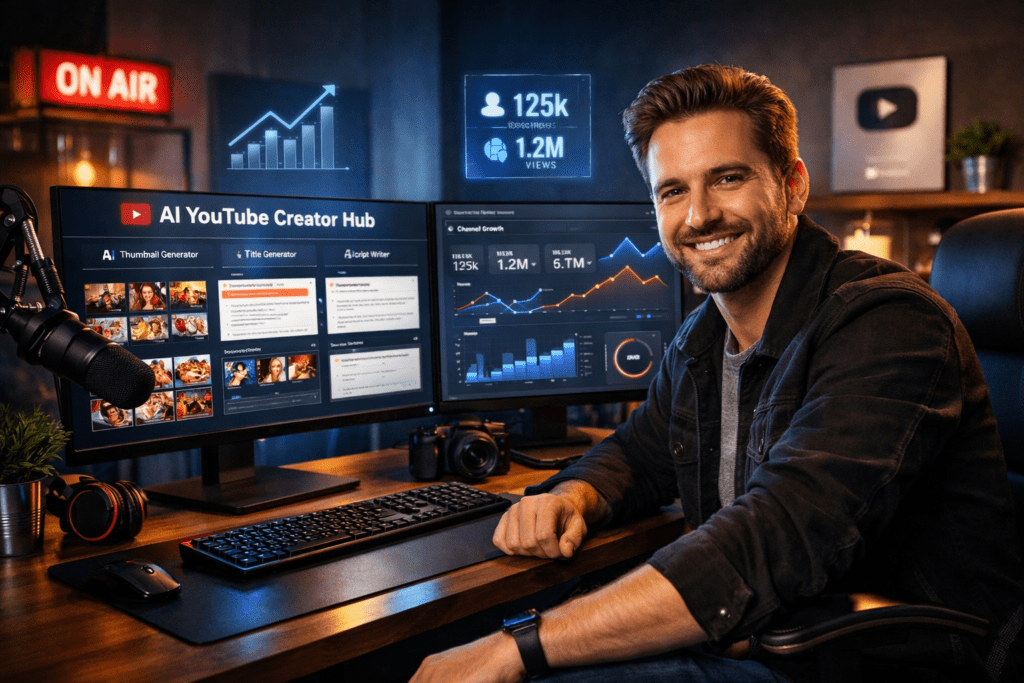 Why Every Serious YouTuber Needs an AI YouTube Creator Hub — And Why Most Creators Are Still Missing It 1 Current image: Why Every Serious YouTuber Needs an AI YouTube Creator Hub — And Why Most Creators Are Still Missing It