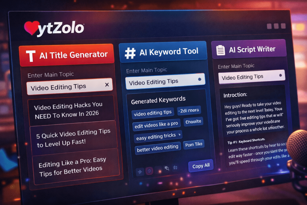 YouTube SEO Content Tool – Explosive Results
