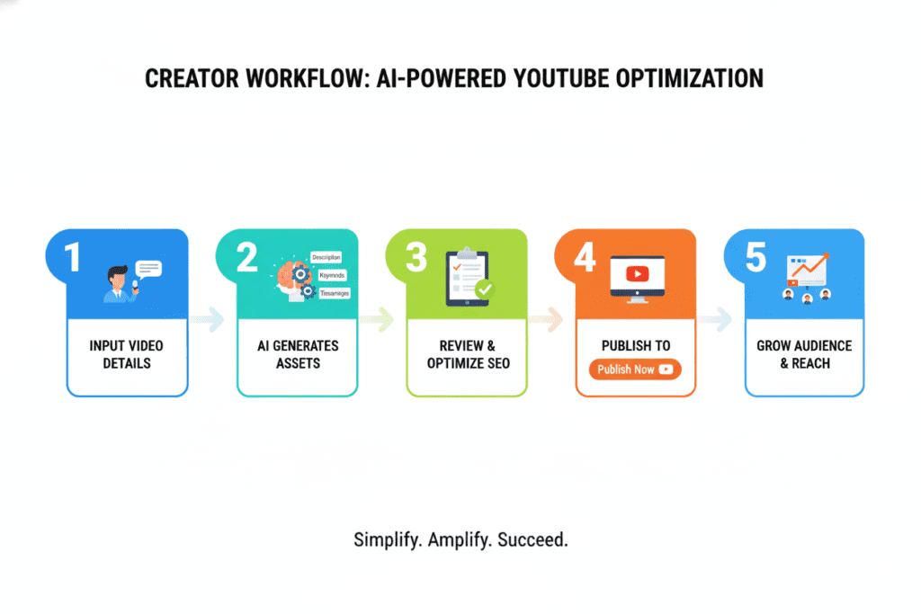YouTube SEO description generator